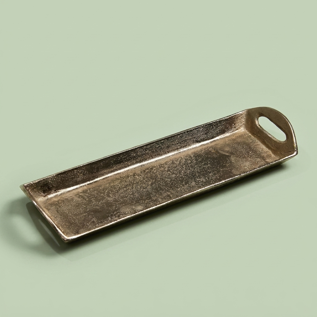 Aluminium  serving Tray ,Gold