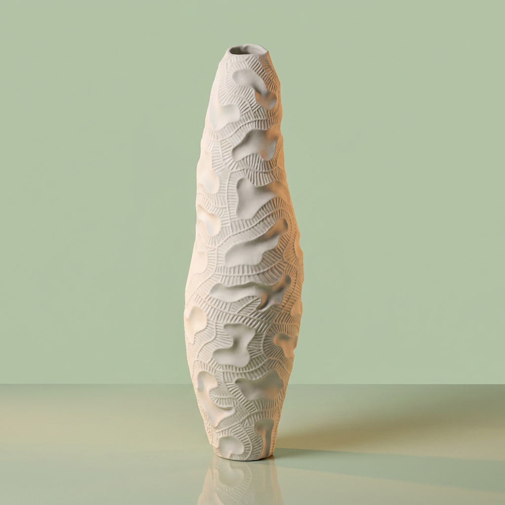 White Porcelain Vase