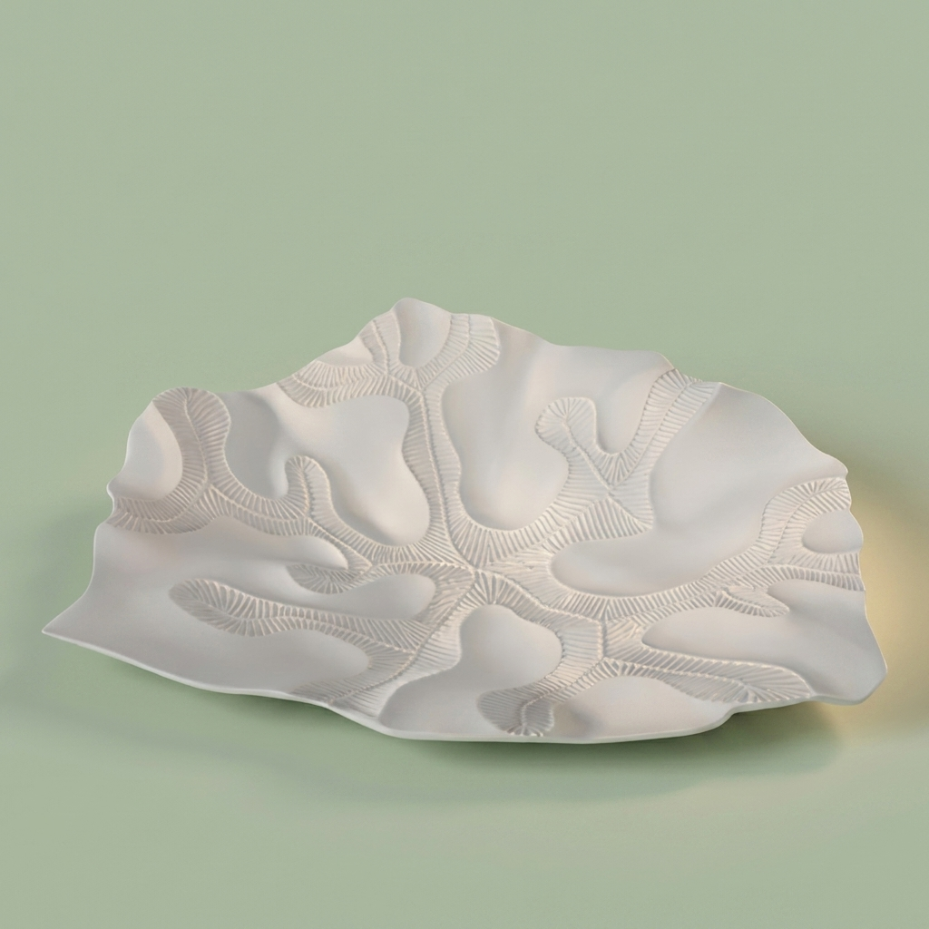 White Porcelain Decorative Plate