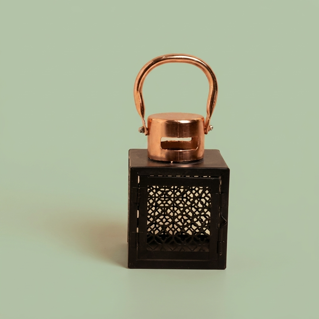 Black Metal Lantern (Small)