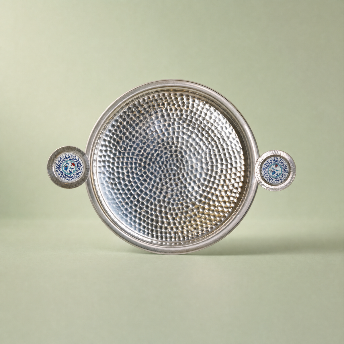 Rounded Steel tray - Handmade