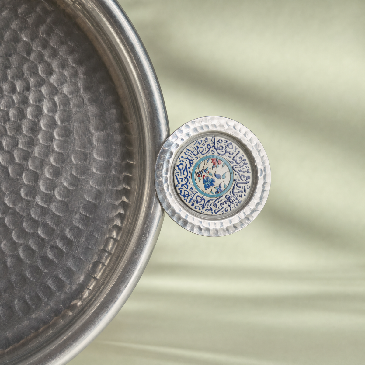 Rounded Steel tray - Handmade