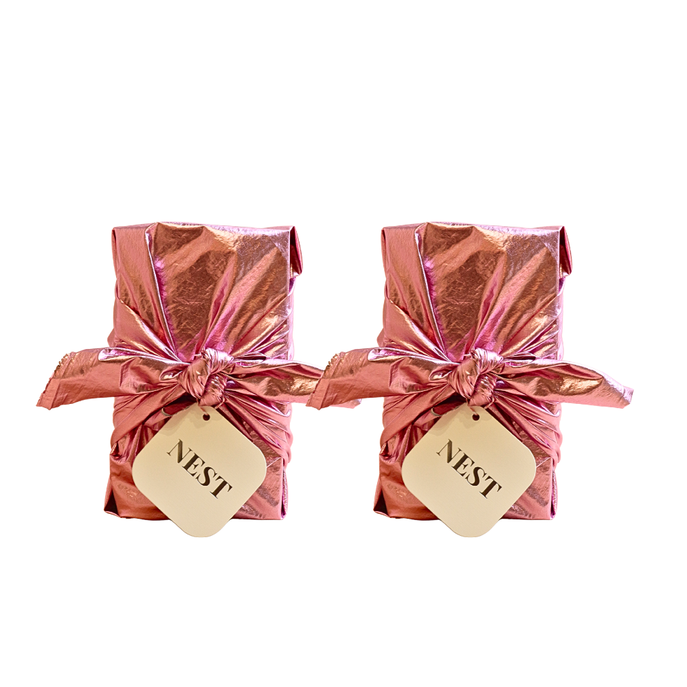 ترمس قهوة من الستانلس ستيل – وردي(0.7 لتر + 1 لتر)
